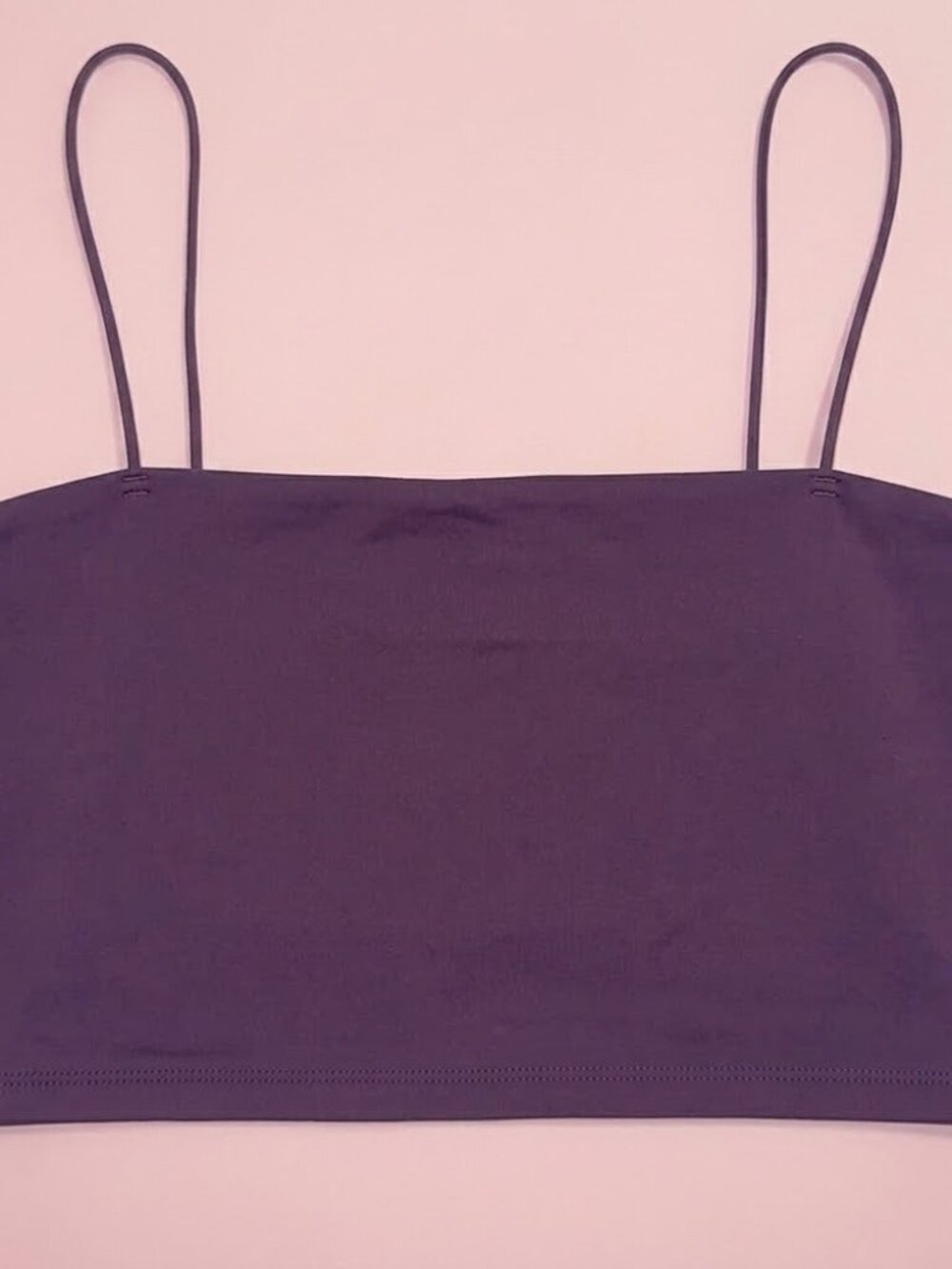 NWT Garage Purple Spaghetti Strap Crop Top